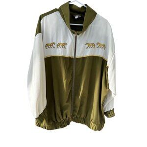 Silver Threads Green White Jacket 4X